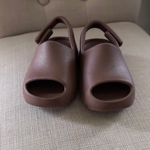Yeezy slides for a toddler